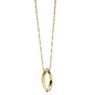 LSU Monica Rich Kosann Poesy Ring Necklace in Gold Shot #2