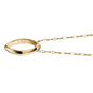 LSU Monica Rich Kosann Poesy Ring Necklace in Gold Shot #3