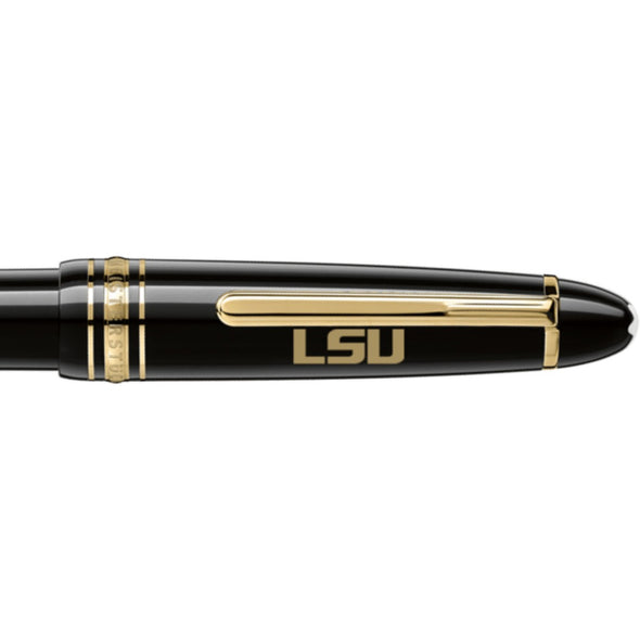 LSU Montblanc Meisterstück Midsize Ballpoint Pen in Gold Shot #2