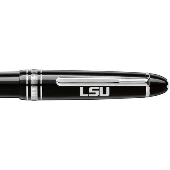LSU Montblanc Meisterstück Midsize Platinum-Coated Ballpoint Pen Shot #2