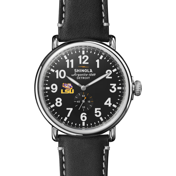 LSU Shinola Watch, The Runwell 47 mm Black Dial Shot #2