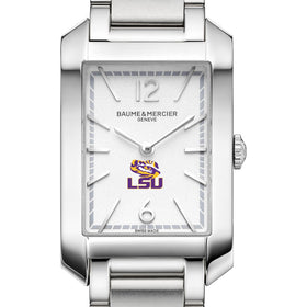LSU Women's Baume et Mercier 35X22mm Hampton Watch with Silver Dial & Bracelet Shot #1