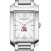 LSU Women's Baume et Mercier 35X22mm Hampton Watch with Silver Dial & Bracelet