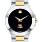 LSU Women's Movado Collection Two-Tone Watch with Black Dial Shot #1