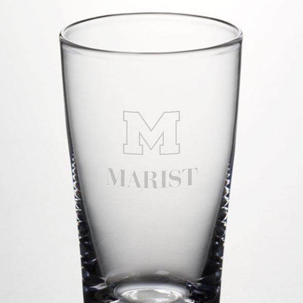 Marist Ascutney Pint Glass by Simon Pearce Shot #2