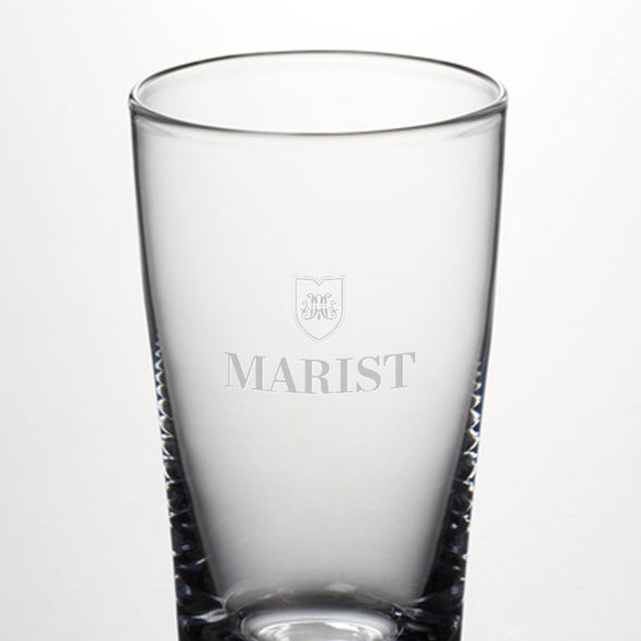 Marist Ascutney Pint Glass by Simon Pearce Shot #2