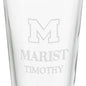 Marist College 16 oz Pint Glass- Set of 4 Shot #3