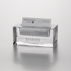 Marist Glass Business Cardholder by Simon Pearce Shot #1