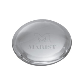 Marist Glass Dome Paperweight by Simon Pearce Shot #1