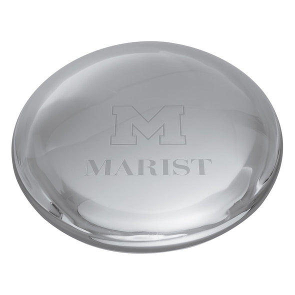 Marist Glass Dome Paperweight by Simon Pearce Shot #2