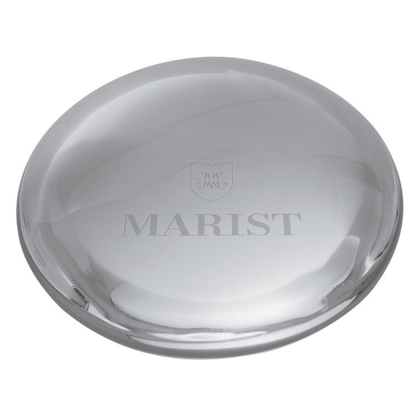 Marist Glass Dome Paperweight by Simon Pearce Shot #2