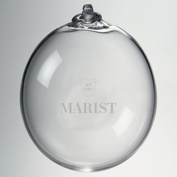 Marist Glass Ornament by Simon Pearce Shot #2