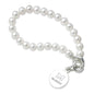 Marist Pearl Bracelet with Sterling Silver Charm Shot #1