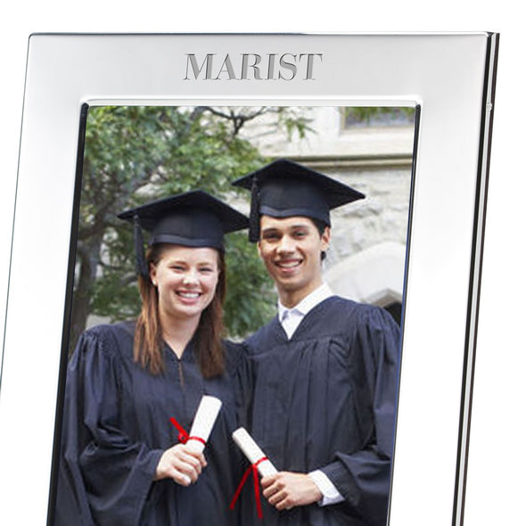 Marist Polished Pewter 5x7 Picture Frame Shot #2
