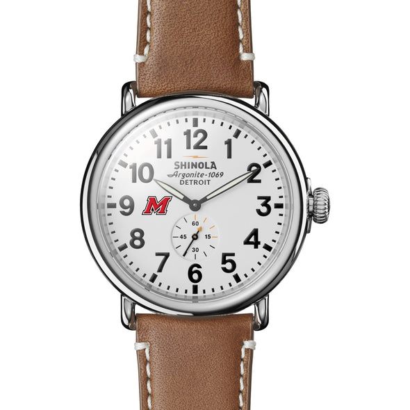 Marist Shinola Watch, The Runwell 47 mm White Dial Shot #2