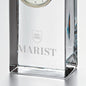 Marist Tall Glass Desk Clock by Simon Pearce Shot #2