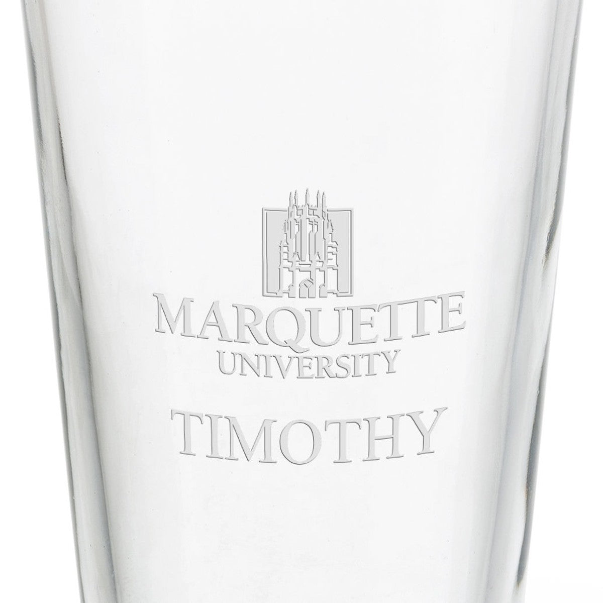 Marquette Golden Eagles 16 Oz Pint Glass 4 Pack – Officially Licensed Collegiate Barware, Baked-On Logo