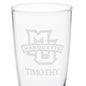 Marquette 20oz Pilsner Glasses - Set of 2 Shot #3