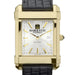 Marquette Men's Gold Watch with 2-Tone Dial & Leather Strap at M.LaHart & Co.