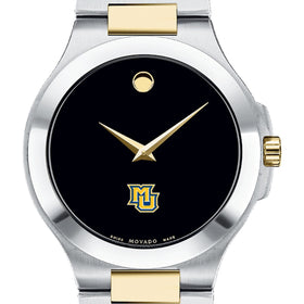 Marquette Men&#39;s Movado Collection Two-Tone Watch with Black Dial Shot #1