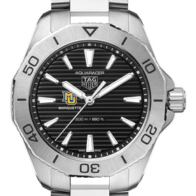 Marquette Men&#39;s TAG Heuer Steel Aquaracer with Black Dial Shot #1