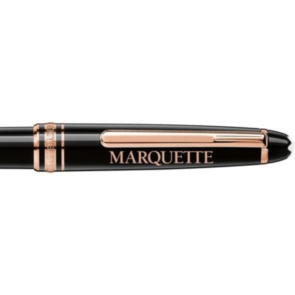 Marquette Montblanc Meisterstück Classique Ballpoint Pen in Red Gold Shot #2