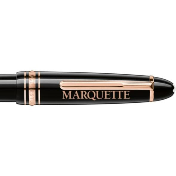 Marquette Montblanc Meisterstück LeGrand Ballpoint Pen in Red Gold Shot #2