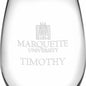 Marquette Stemless Wine Glasses Made in the USA - Set of 2 Shot #3