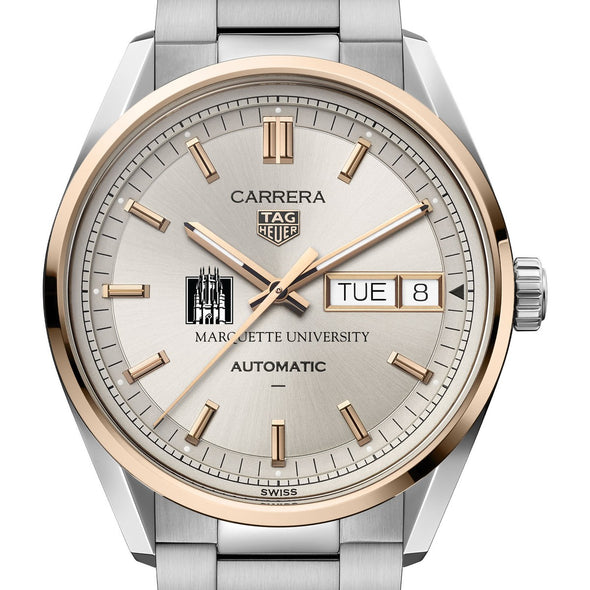 Marquette TAG Heuer Carrera Automatic Day-Date 18K 5N Rose Gold Shot #1