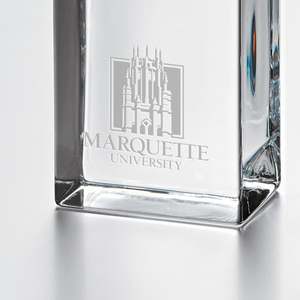 Marquette Tall Glass Desk Clock by Simon Pearce Shot #2
