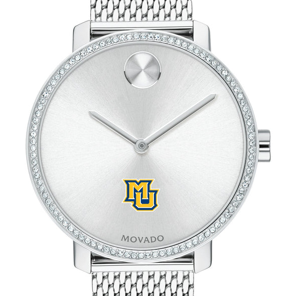 Marquette Women's Movado Bold with Crystal Bezel & Mesh Bracelet Shot #1