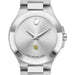 Marquette Women's Movado Collection Stainless Steel Watch with Silver Dial