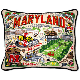Maryland Embroidered Pillow Shot #1
