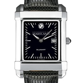 Maryland Men's Black Quad with Leather Shot #1