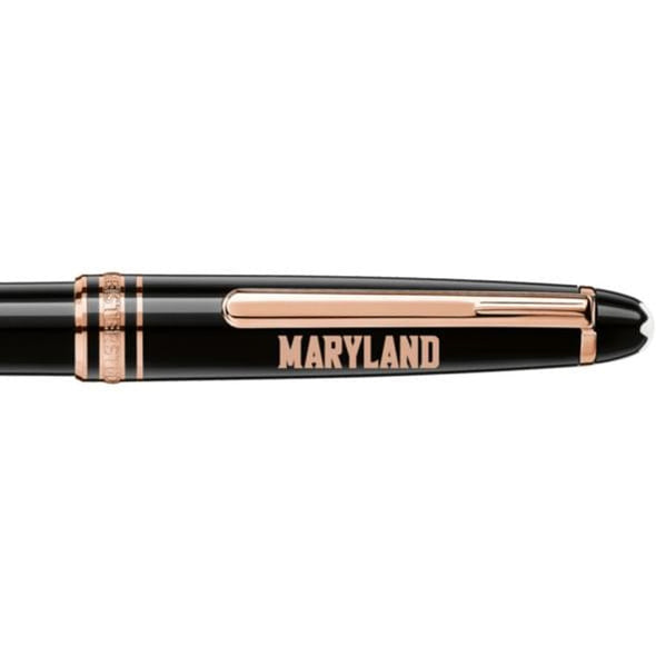 Maryland Montblanc Meisterstück Classique Ballpoint Pen in Red Gold Shot #2