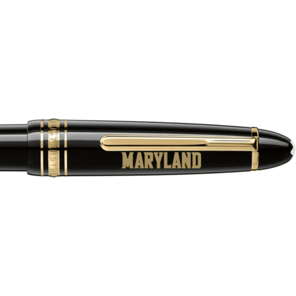 Maryland Montblanc Meisterstück Midsize Ballpoint Pen in Gold Shot #2