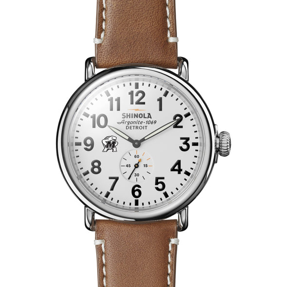 Maryland Shinola Watch, The Runwell 47 mm White Dial Shot #2