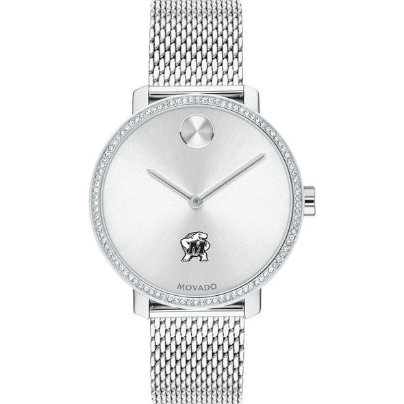 Maryland Women's Movado Bold with Crystal Bezel & Mesh Bracelet Shot #2