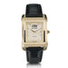 Men's Gold Quad Watch with Leather Strap