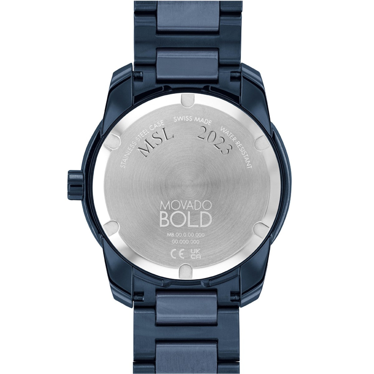 McCombs School of Business Men's Movado BOLD Blue Ion with Date