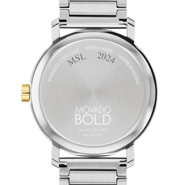 Men&#39;s MOVADO BOLD Two-Tone Evolution Watch Back with Personalization