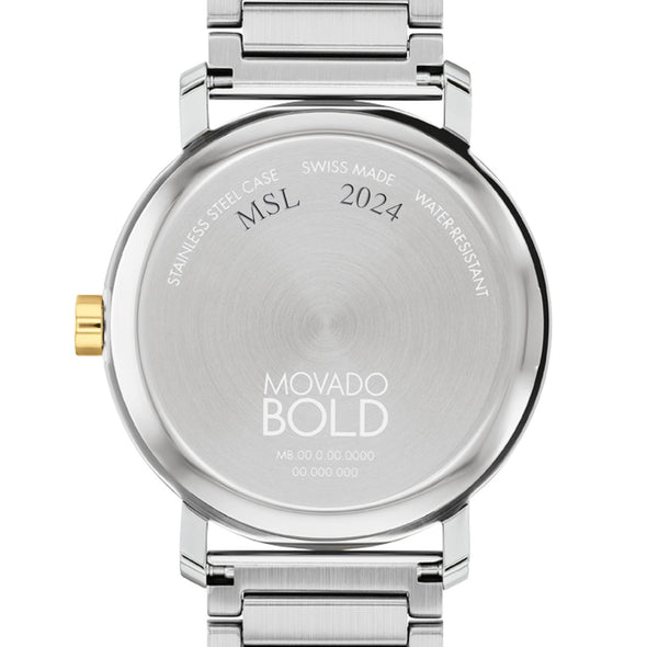 Men's MOVADO BOLD Two-Tone Evolution Watch Back with Personalization
