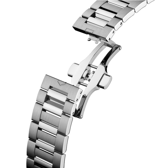Men's TAG Heuer Carrera Day-Date with Two-Tone Dial Buckle