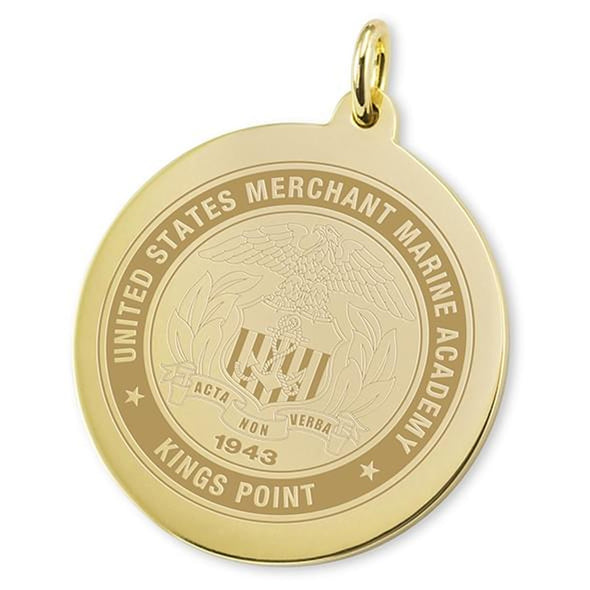 Merchant Marine Academy 18K Gold Charm Shot #2