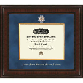 Merchant Marine Academy Excelsior Diploma Frame Shot #1