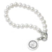 Merchant Marine Academy Pearl Bracelet with Sterling Silver Charm