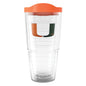 Miami 24 oz. Tervis Tumblers with Emblem - Set of 2 Shot #1