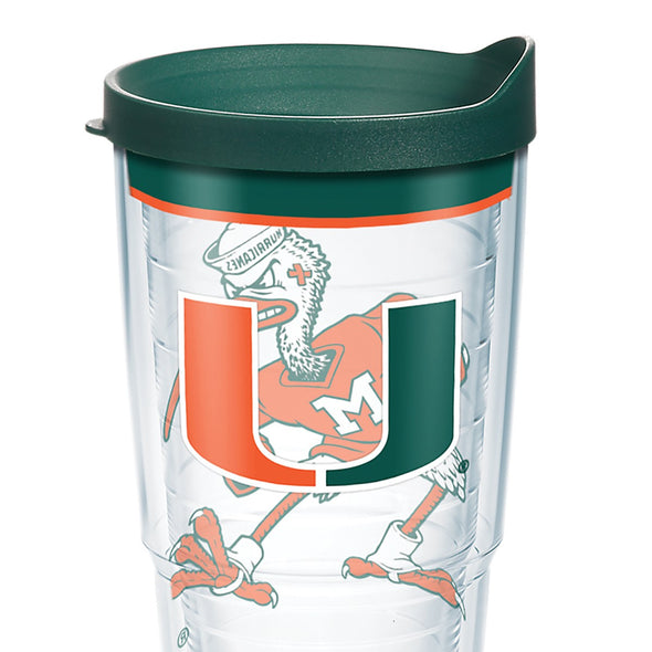 Miami Hurricanes 24 oz. Tervis Tumblers - Set of 2 Shot #2