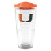Miami 24 oz. Tervis Tumblers with Emblem - Set of 2