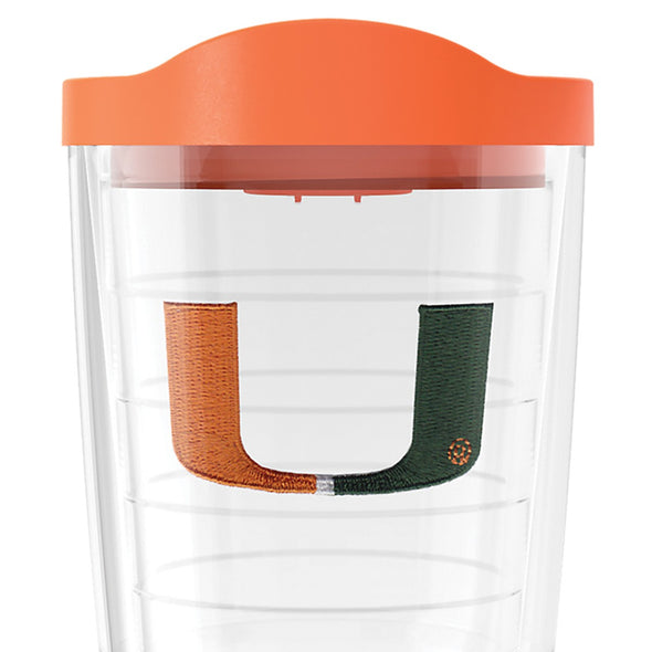 Miami Hurricanes 24 oz. Tervis Tumblers - Set of 2 Shot #2